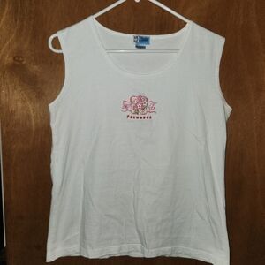 1990s women's single stitch tank top from foxwoods casino